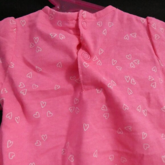 CARTER'S - Just One You | 3M | Cute Pink Baby Dress with Hearts | NWT - Picture 12 of 16
